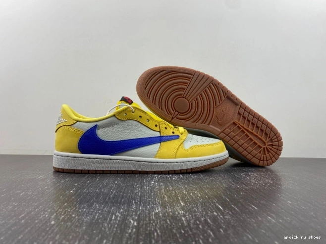 Rep 1 Jordan Travis x Scott Low Air OG Canary DZ4137-700 0701